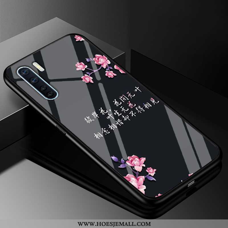 Hoes Oppo A91 Siliconen Bescherming All Inclusive Anti-fall Trend Mobiele Telefoon Roze