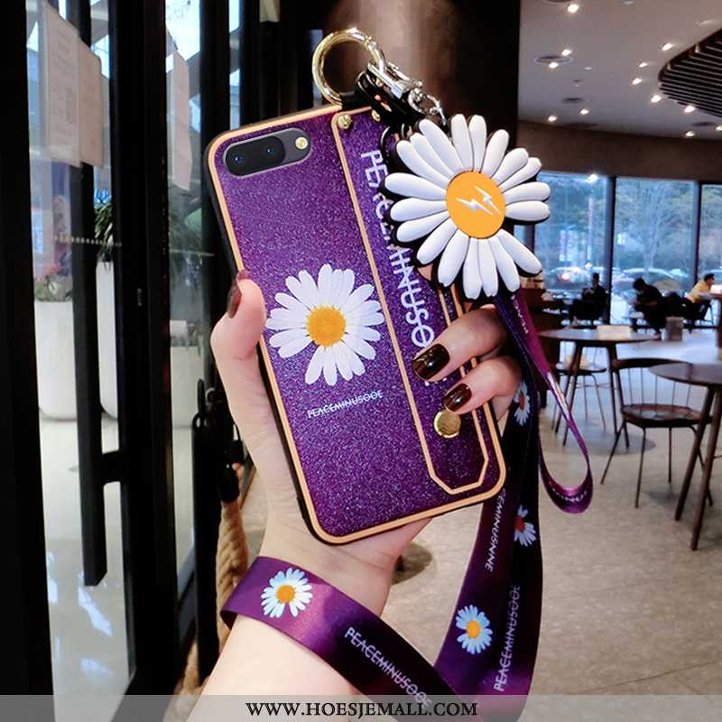 Hoes Oppo Ax5 Super Dun All Inclusive Trend Dragon Patroon Mobiele Telefoon Hoesje Purper