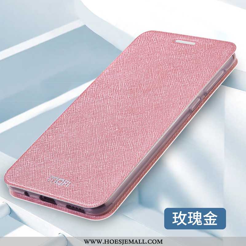 Hoesje Oppo Ax7 Siliconen Bescherming Clamshell All Inclusive Hoes Mobiele Telefoon Roze