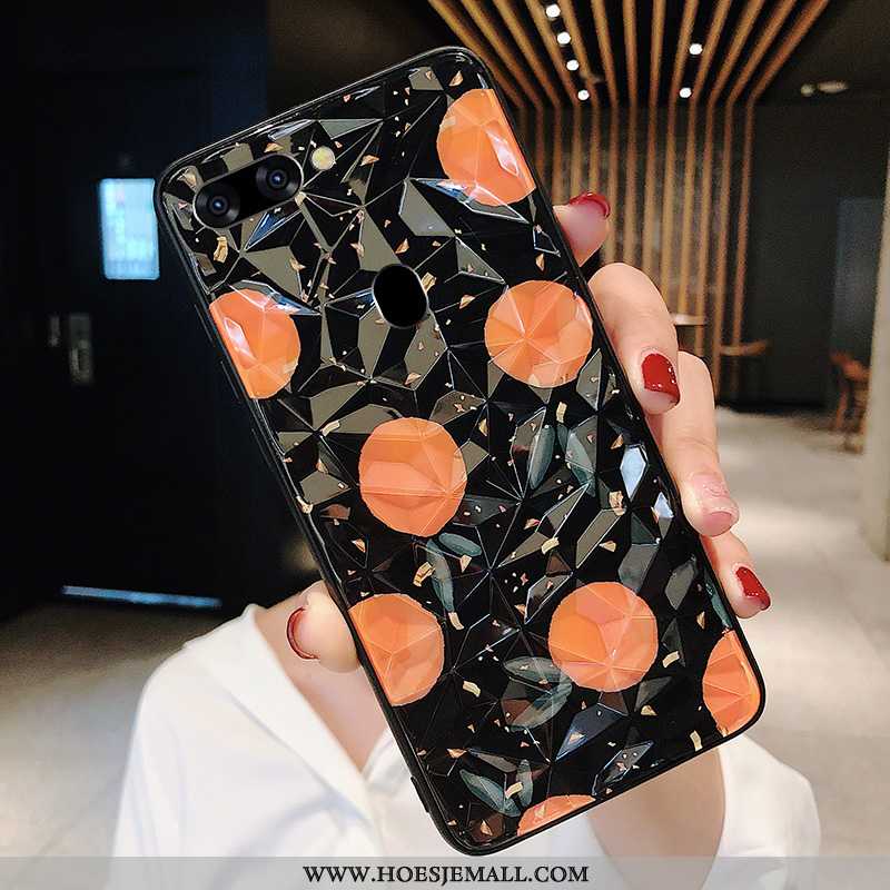 Hoesje Oppo Ax7 Mooie Patroon Ruit Hoes Roze Anti-fall Mobiele Telefoon