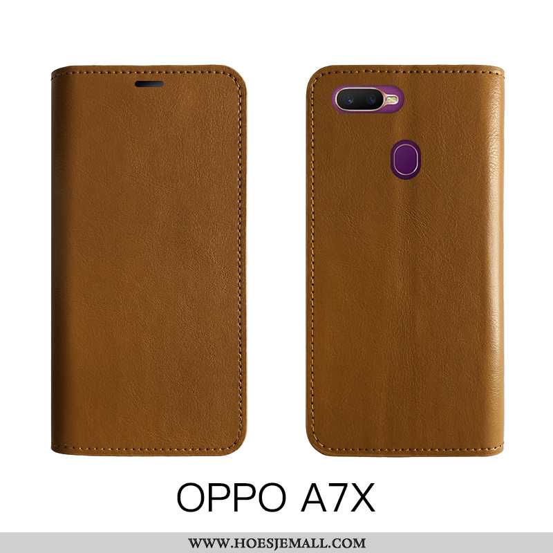 Hoesje Oppo Ax7 Siliconen Bescherming Mobiele Telefoon Gemeenschappelijk Vintage Rood