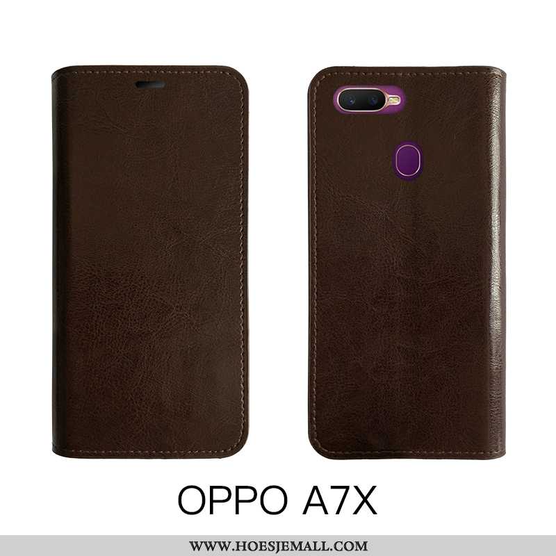 Hoesje Oppo Ax7 Siliconen Bescherming Mobiele Telefoon Gemeenschappelijk Vintage Rood