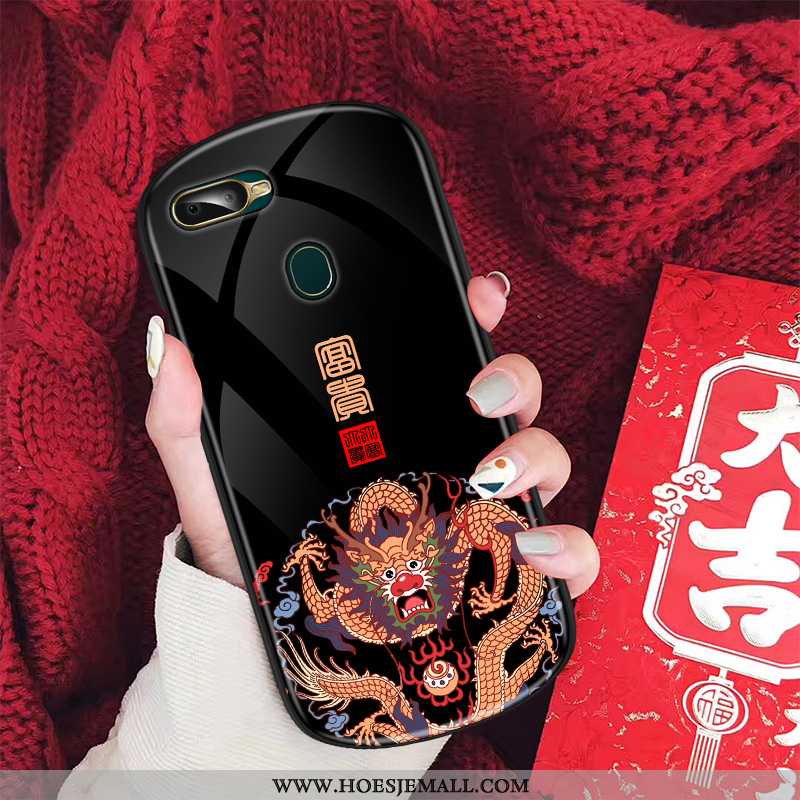 Hoes Oppo Ax7 Scheppend Vintage Paleis Zwart Chinese Stijl Trend Net Red Zwarte