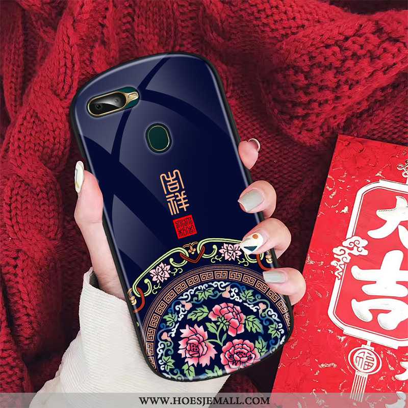 Hoes Oppo Ax7 Scheppend Vintage Paleis Zwart Chinese Stijl Trend Net Red Zwarte