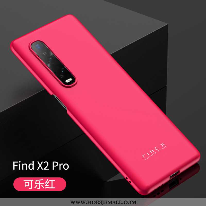 Hoes Oppo Find X2 Pro Bescherming Super Anti-fall Hard Mobiele Telefoon Eenvoudige Hoesje Oranje