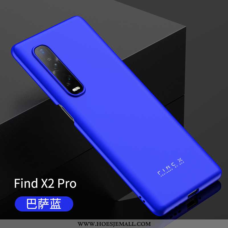 Hoes Oppo Find X2 Pro Bescherming Super Anti-fall Hard Mobiele Telefoon Eenvoudige Hoesje Oranje