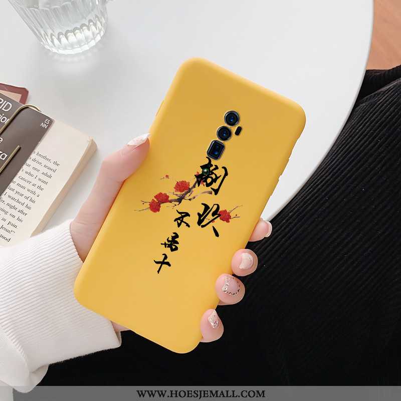 Hoes Oppo Reno 10x Zoom Siliconen Persoonlijk Lovers Groen Chinese Stijl Hoesje Mobiele Telefoon