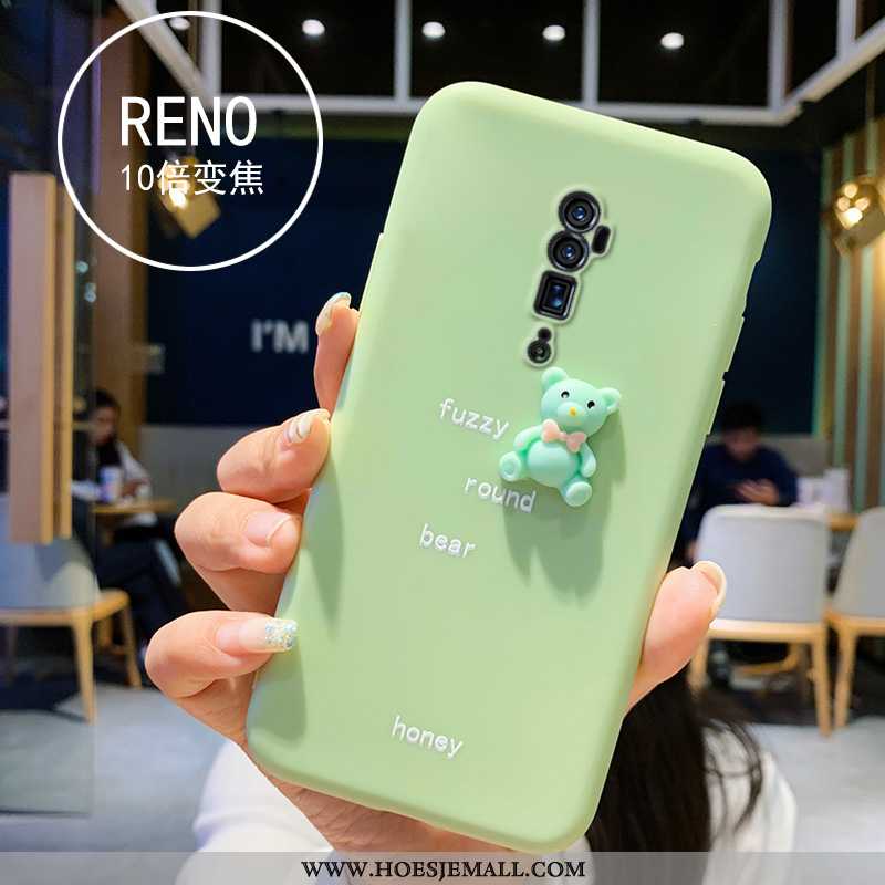 Hoesje Oppo Reno 10x Zoom Mooie Zacht Anti-fall Mini Purper Hoes