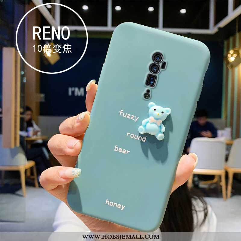 Hoesje Oppo Reno 10x Zoom Mooie Zacht Anti-fall Mini Purper Hoes