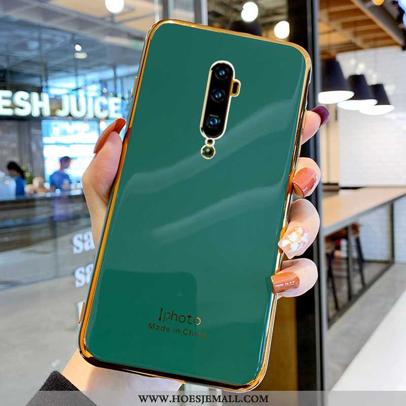 Hoesje Oppo Reno 10x Zoom Zacht Siliconen Groen All Inclusive Anti-fall Hoes