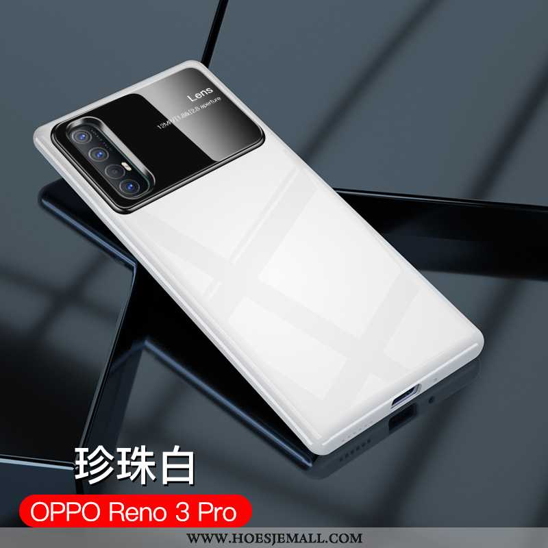 Hoesje Oppo Reno 3 Pro Trend Super Hard Glas Mobiele Telefoon All Inclusive Nieuw Witte