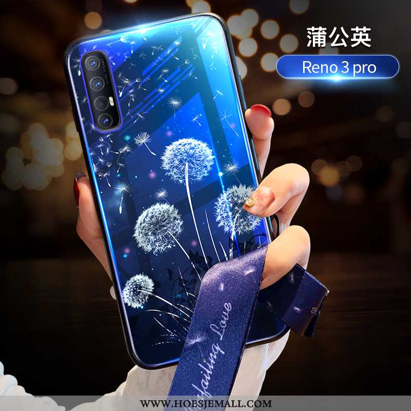 Hoes Oppo Reno 3 Pro Trend Zacht Blauw All Inclusive Mobiele Telefoon Persoonlijk Blauwe