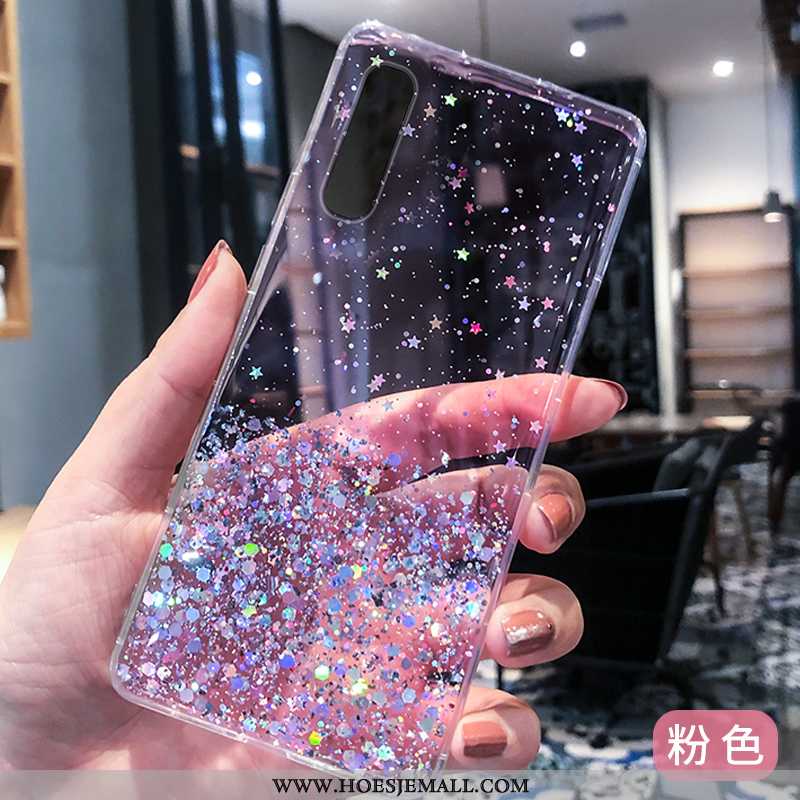 Hoesje Oppo Reno 3 Pro Bescherming Doorzichtig Siliconen Nieuw Mobiele Telefoon Hoes Blauwe