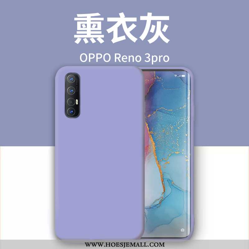 Hoesje Oppo Reno 3 Pro Siliconen Scheppend Hoes Nieuw Super Mobiele Telefoon Oranje