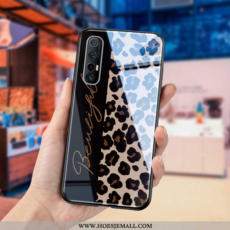 Hoes Oppo Reno 3 Pro Trend Super Bescherming Dun Luipaard Siliconen All Inclusive Zwarte