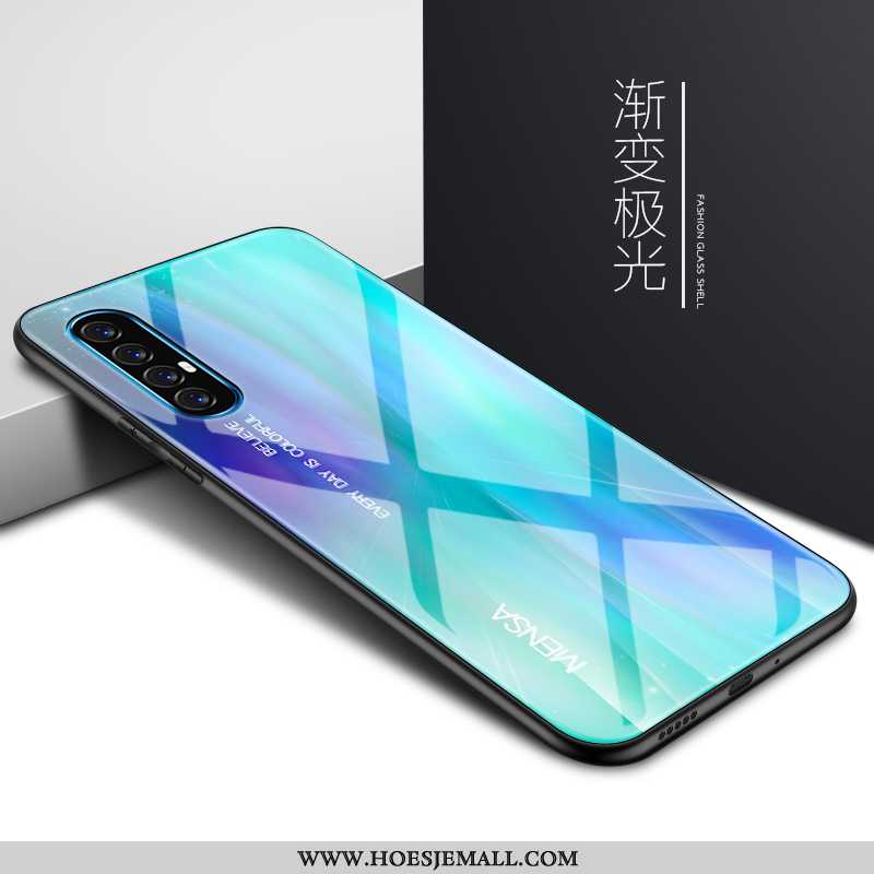 Hoesje Oppo Reno 3 Pro Glas Persoonlijk Scheppend All Inclusive Anti-fall Mobiele Telefoon Hoes Zwar