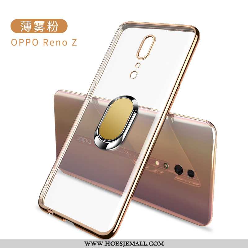 Hoesje Oppo Reno Z Dun Zacht Doorzichtig All Inclusive Super Goud Gouden