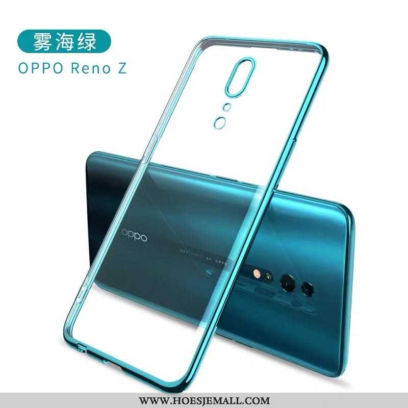 Hoes Oppo Reno Z Dun Zacht Anti-fall Bescherming Siliconen Super Hoesje Purper