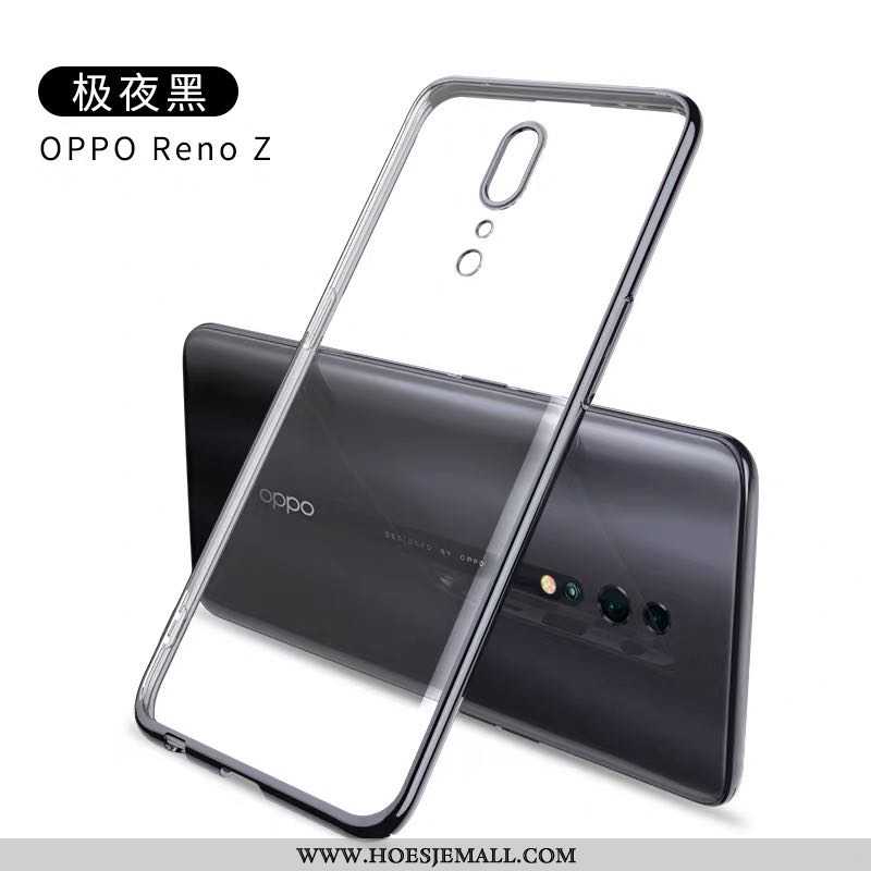 Hoes Oppo Reno Z Dun Zacht Anti-fall Bescherming Siliconen Super Hoesje Purper