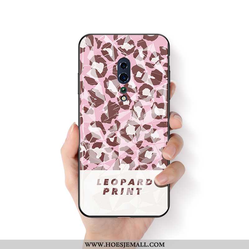 Hoesje Oppo Reno Z Zacht Siliconen Scheppend Patroon Anti-fall Hoes Roze