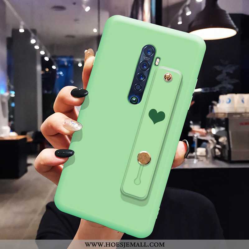 Hoesje Oppo Reno2 Bescherming Zacht Blauw Mobiele Telefoon Anti-fall Siliconen Blauwe