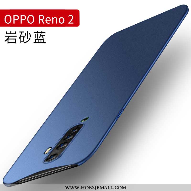 Hoes Oppo Reno2 Siliconen Bescherming Super Schrobben Dun Hoesje Grijs