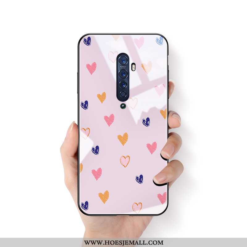 Hoes Oppo Reno2 Zacht Siliconen Mobiele Telefoon Bescherming Trend Roze