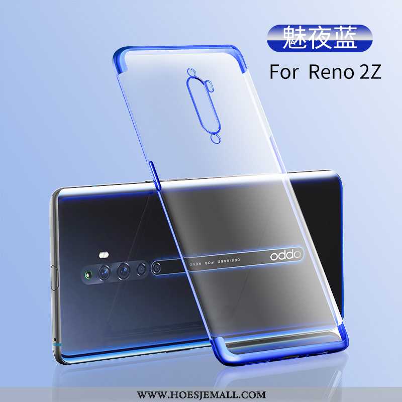 Hoes Oppo Reno2 Z Super Dun All Inclusive Hoge Mobiele Telefoon Siliconen Zilver Zilveren