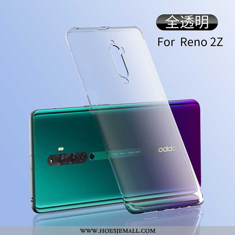 Hoes Oppo Reno2 Z Super Dun All Inclusive Hoge Mobiele Telefoon Siliconen Zilver Zilveren