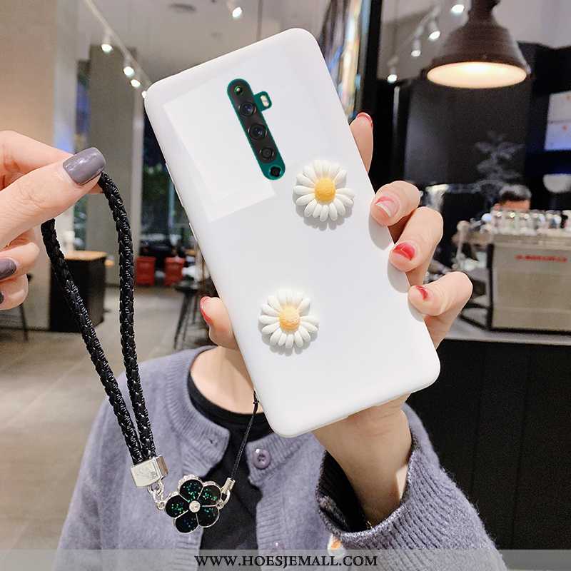 Hoes Oppo Reno2 Z Dun Siliconen Hoesje Lovers Wit Mobiele Telefoon Licht Witte