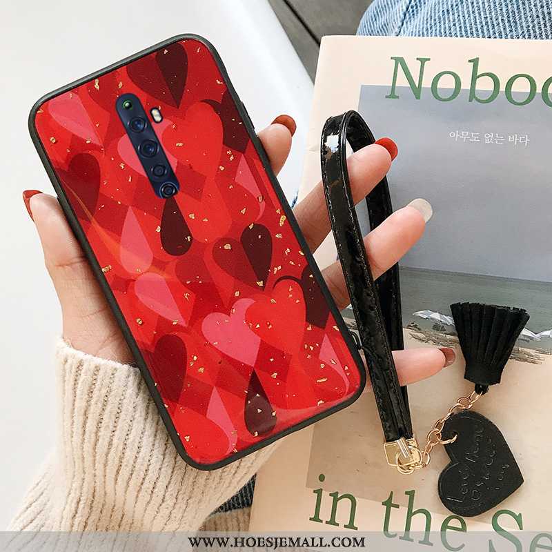 Hoes Oppo Reno2 Z Siliconen Bescherming Mooie Anti-fall Net Red Trend Beige