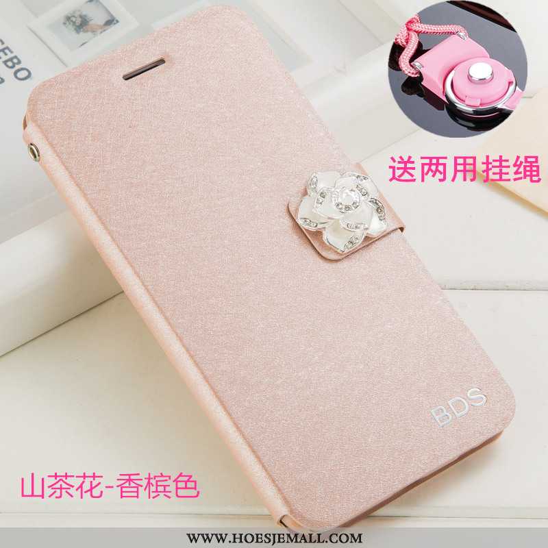 Hoesje Oppo Reno2 Z Hanger Bescherming Clamshell Anti-fall Mobiele Telefoon Ondersteuning Champagne