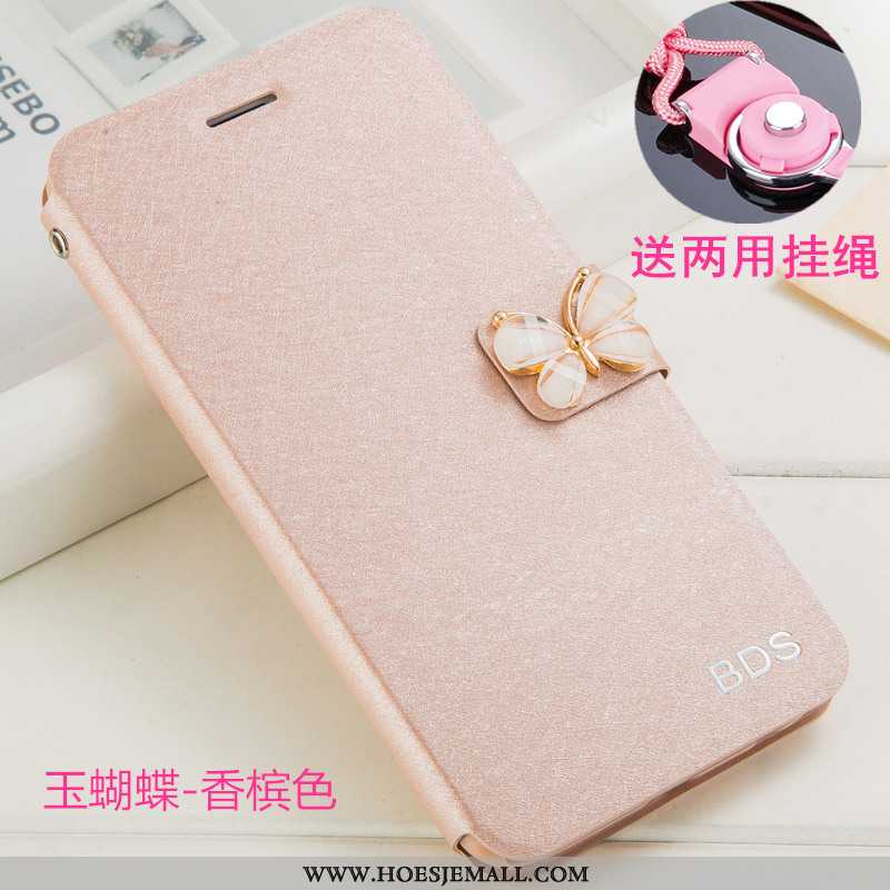 Hoesje Oppo Reno2 Z Hanger Bescherming Clamshell Anti-fall Mobiele Telefoon Ondersteuning Champagne