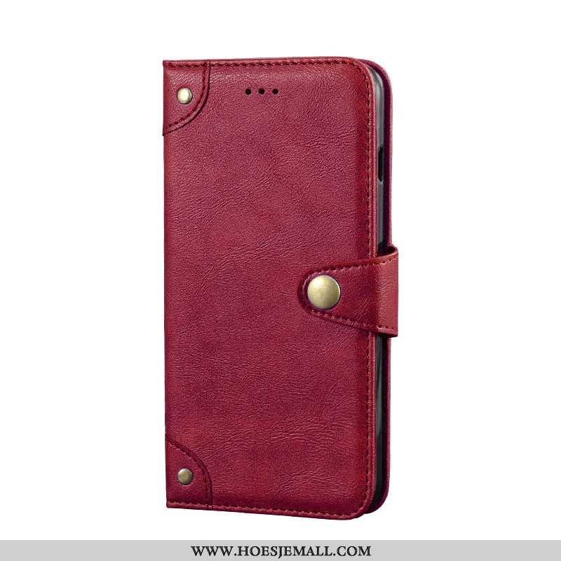 Hoes Oppo Reno2 Z Persoonlijk Scheppend Nieuw Hoesje Mobiele Telefoon Vintage Kaart Bordeaux