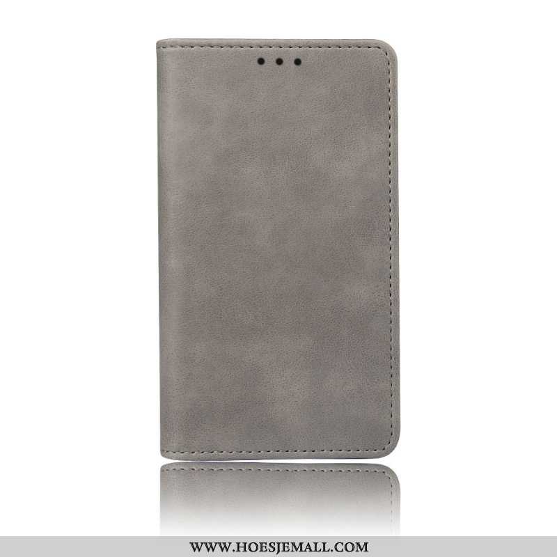 Hoes Oppo Rx17 Neo Patroon Bescherming Ondersteuning Grijs Folio Kaart Mobiele Telefoon