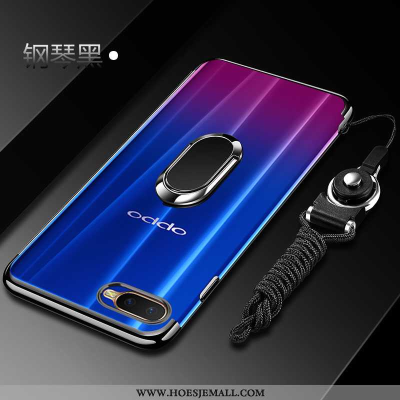 Hoes Oppo Rx17 Neo Siliconen Bescherming Hoesje Zacht Auto Anti-fall Mobiele Telefoon Blauwe