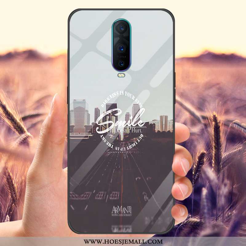 Hoesje Oppo Rx17 Pro Glas Persoonlijk Mobiele Telefoon Tempereren Bescherming All Inclusive Zwarte