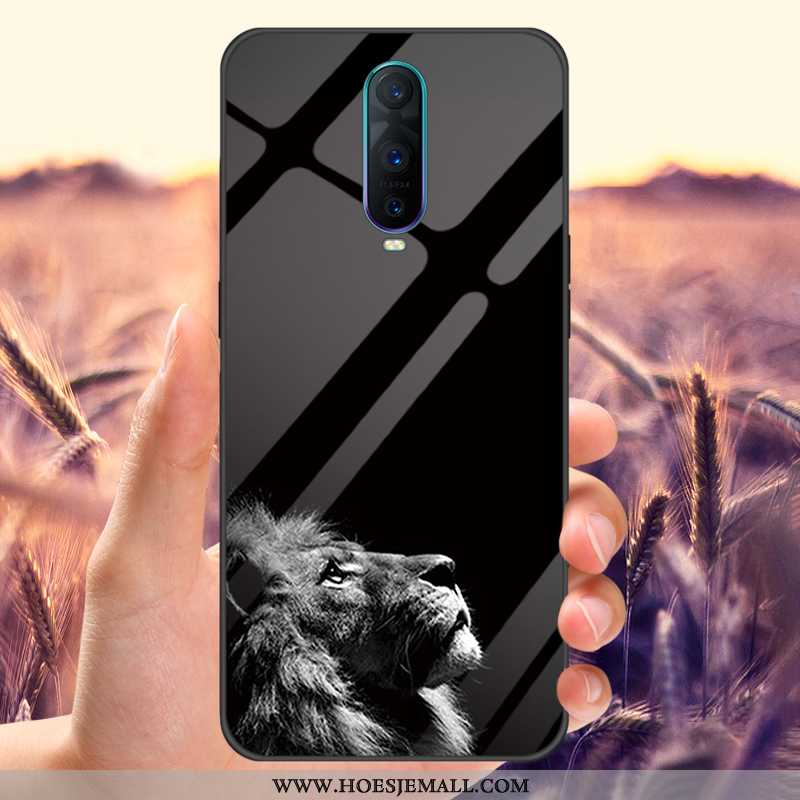 Hoesje Oppo Rx17 Pro Glas Persoonlijk Mobiele Telefoon Tempereren Bescherming All Inclusive Zwarte