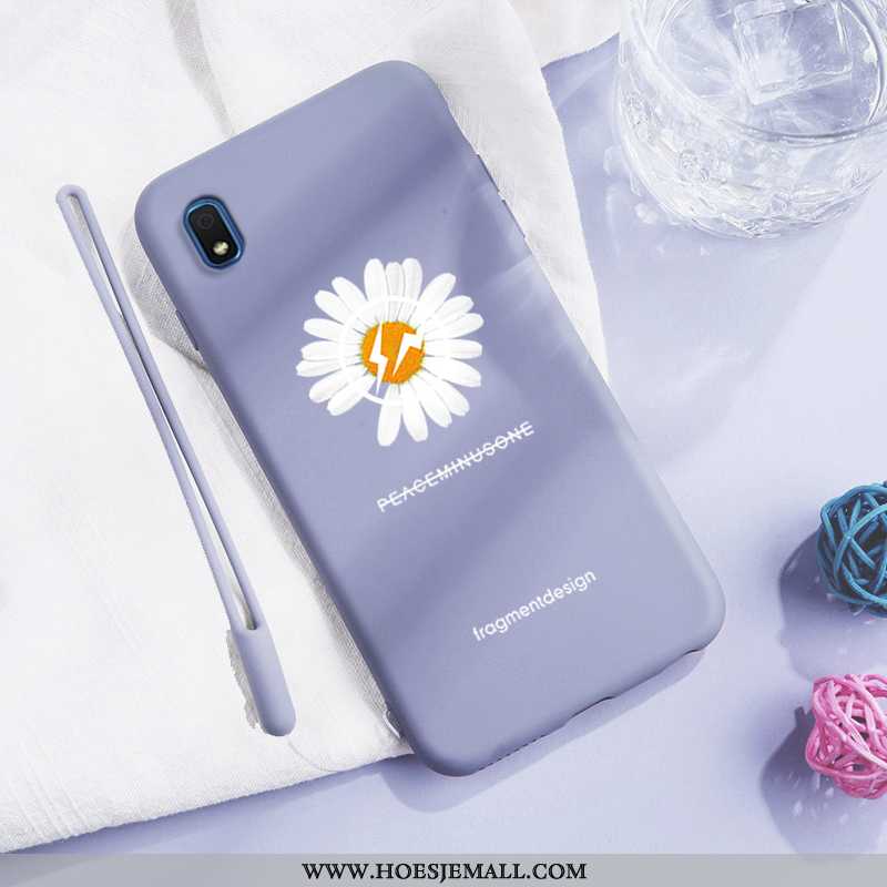 Hoesje Samsung Galaxy A10 Siliconen Bescherming Hoes Rood Ster Wind