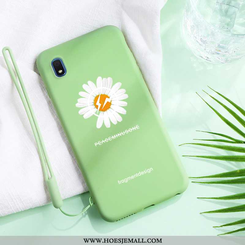 Hoesje Samsung Galaxy A10 Siliconen Bescherming Hoes Rood Ster Wind