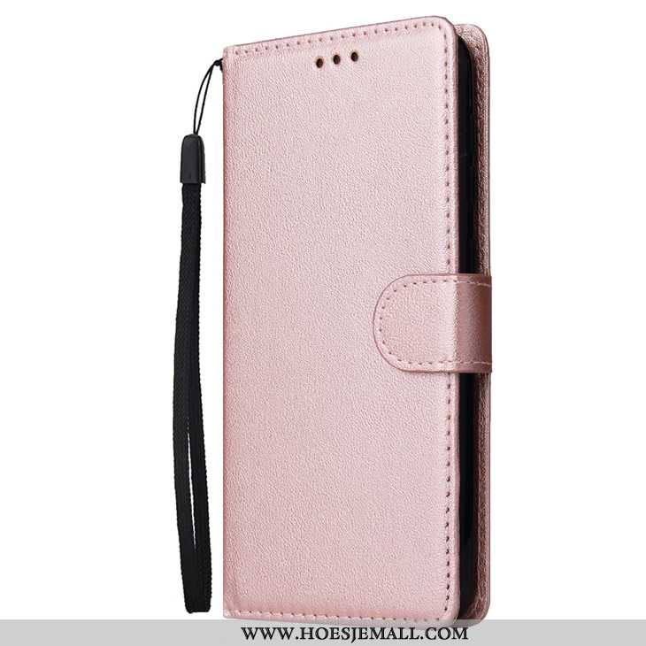 Hoesje Samsung Galaxy A10 Leren Zacht Hoes All Inclusive Ster Bescherming Roze