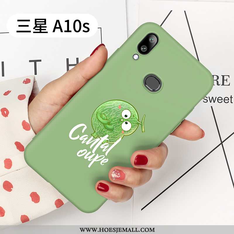 Hoesje Samsung Galaxy A10s Bescherming Persoonlijk Dun Anti-fall Fruit Trend Super Roze