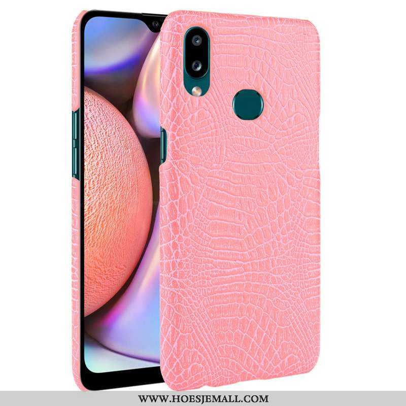 Hoes Samsung Galaxy A10s Patroon Bescherming Mobiele Telefoon Ster Hard Hoesje Zwarte