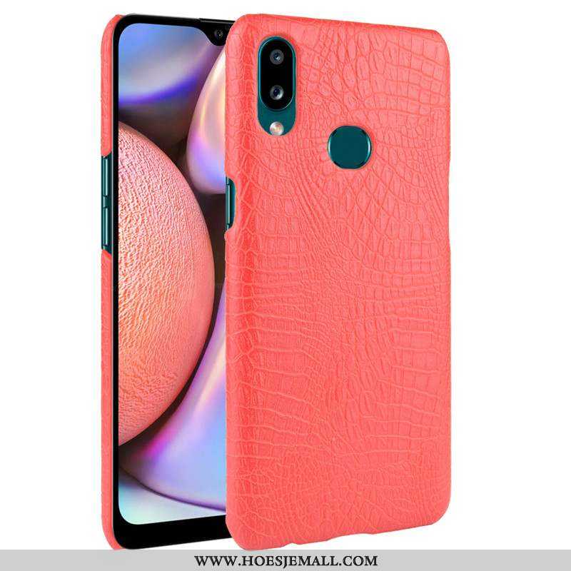 Hoes Samsung Galaxy A10s Patroon Bescherming Mobiele Telefoon Ster Hard Hoesje Zwarte