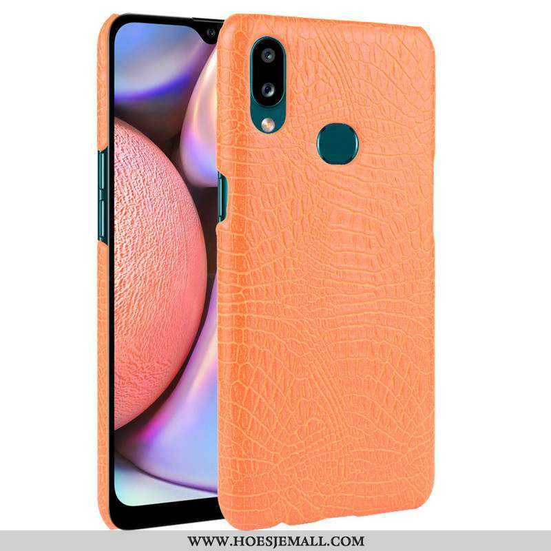 Hoes Samsung Galaxy A10s Patroon Bescherming Mobiele Telefoon Ster Hard Hoesje Zwarte