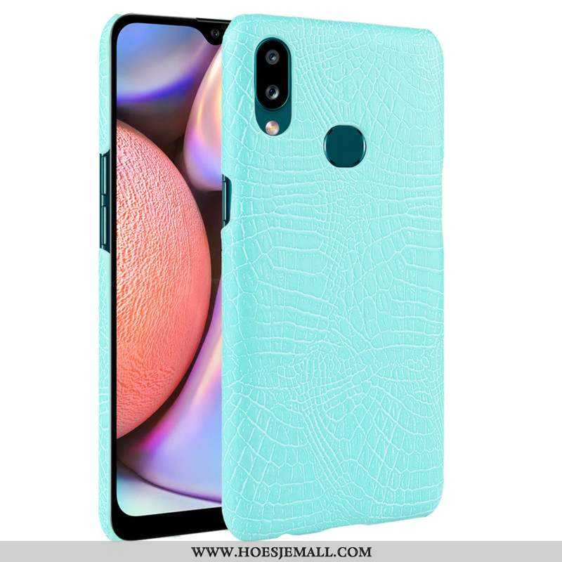 Hoes Samsung Galaxy A10s Patroon Bescherming Mobiele Telefoon Ster Hard Hoesje Zwarte