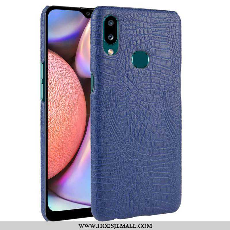 Hoes Samsung Galaxy A10s Patroon Bescherming Mobiele Telefoon Ster Hard Hoesje Zwarte