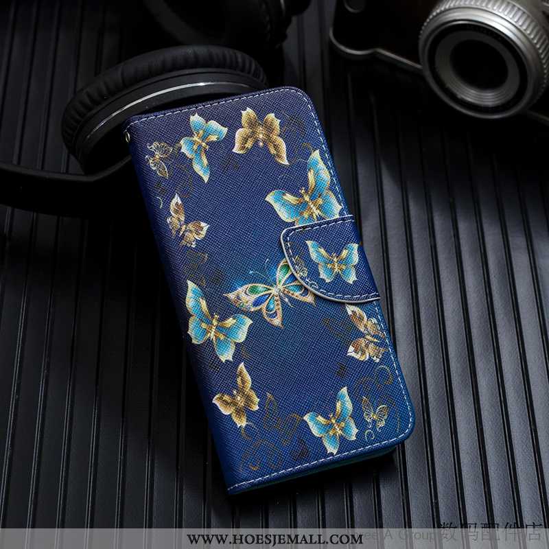 Hoesje Samsung Galaxy A20e Hanger Bescherming Hoes Ster Mobiele Telefoon Clamshell Blauwe