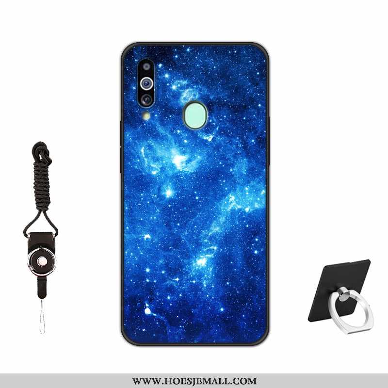 Hoesje Samsung Galaxy A20s Bescherming Schrobben Zacht Trend Siliconen Mobiele Telefoon Rood