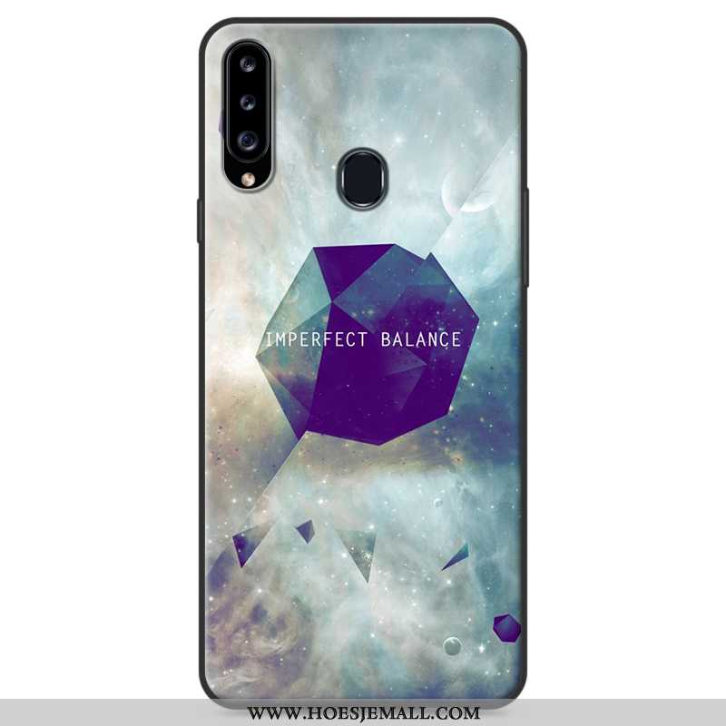 Hoesje Samsung Galaxy A20s Bescherming Persoonlijk Mobiele Telefoon Grijs Ster Anti-fall Zacht